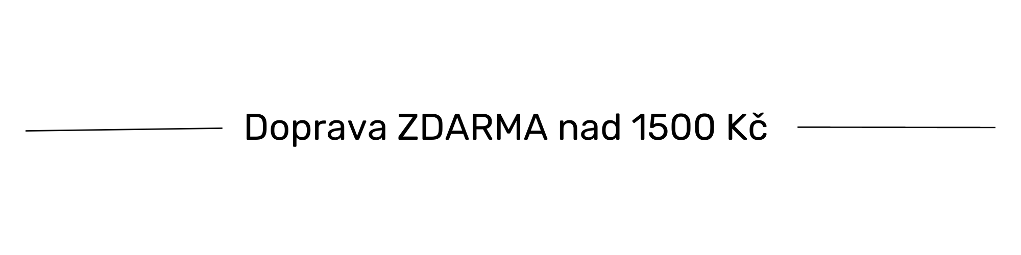 Doprava zdarma nad 1500